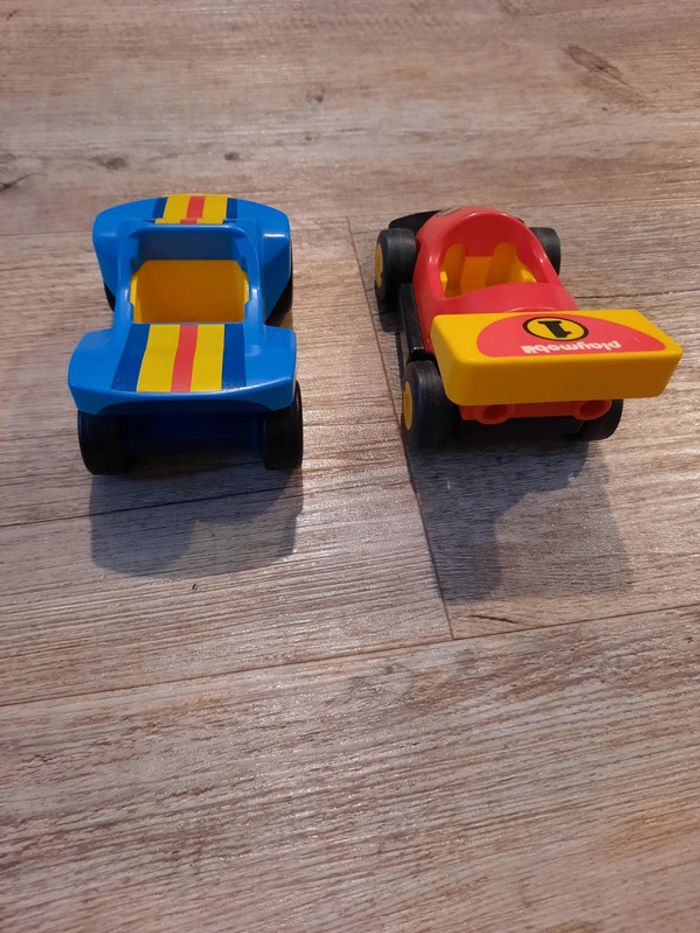 2 voitures de courses Playmobil 1 2 3 - photo numéro 4
