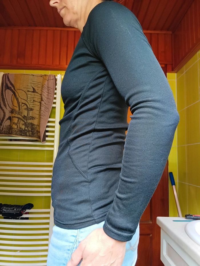 Sous pull de sport femme noir McKinley - photo numéro 6