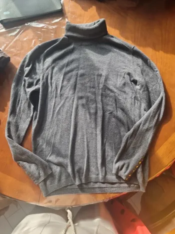 Pull col roulée