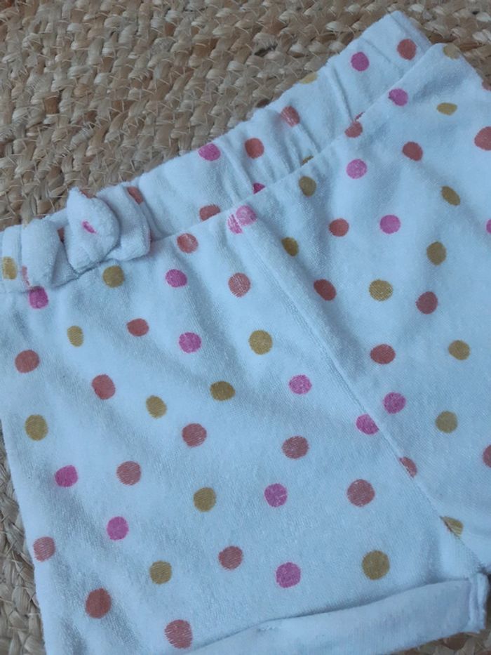 Short velours à motif pois Orchestra 36 mois - photo numéro 2