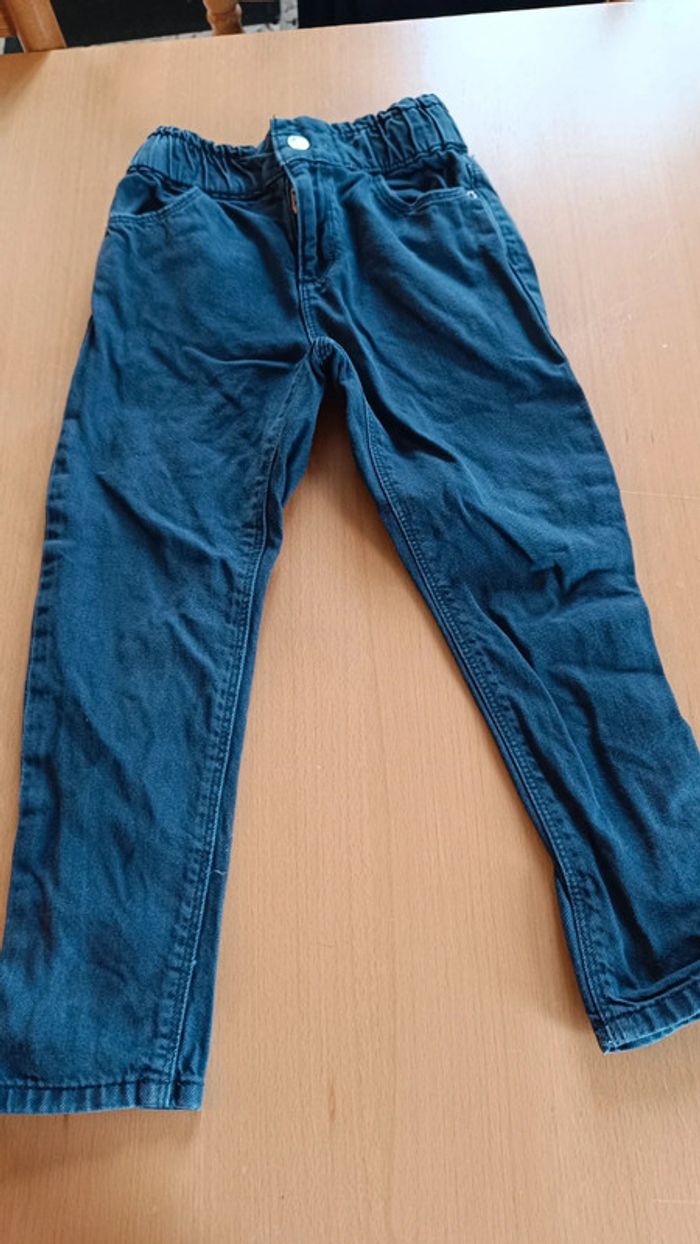 Jean carotte bleu marine