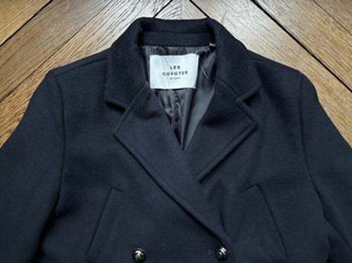 Manteau laine marine Les Coyotes de Paris T.12 ans - photo numéro 4