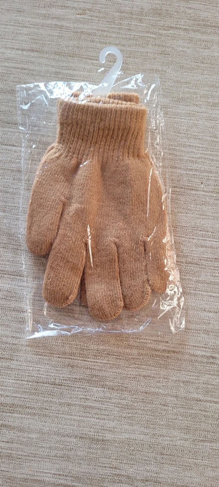 Gant jaune moutarde TU Neuf - photo numéro 2