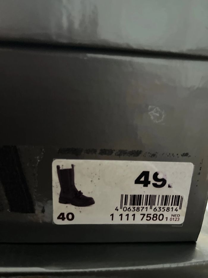 Bottines noires oxmox 40 - photo numéro 6