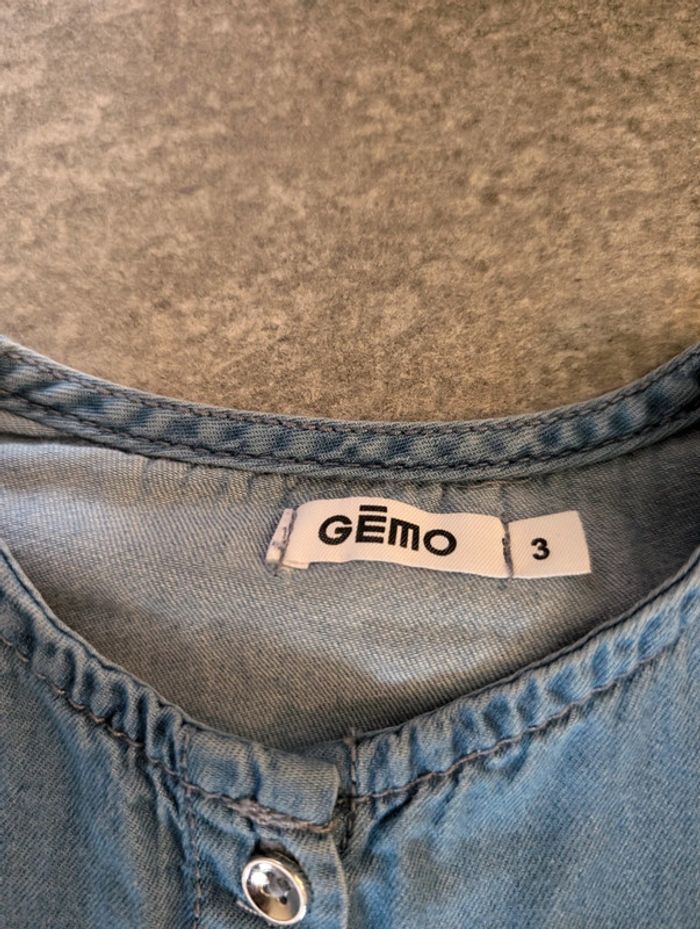 Chemise en jean fille 3 ans comme NEUVE - photo numéro 2