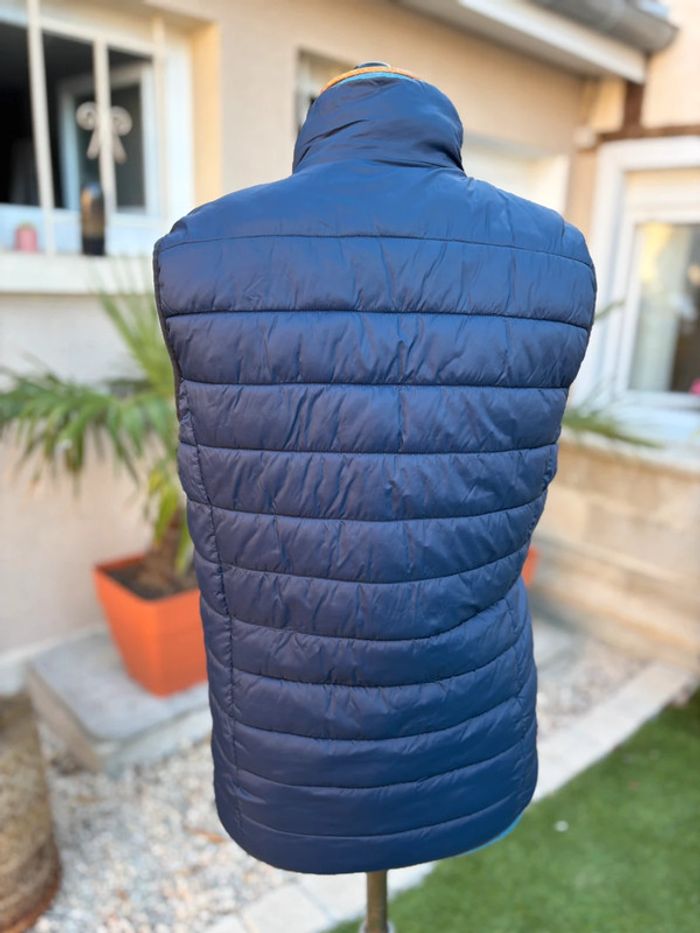 Doudoune sans manche bleu marine - taille S/36 - - photo numéro 4
