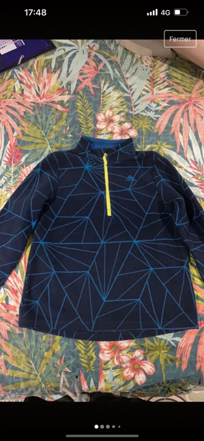 Polaire Quechua taille 8 ans