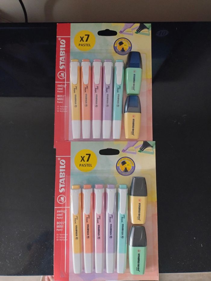 2 lots de Stabilo neuf