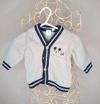 Gilet mickey en laine 6 mois