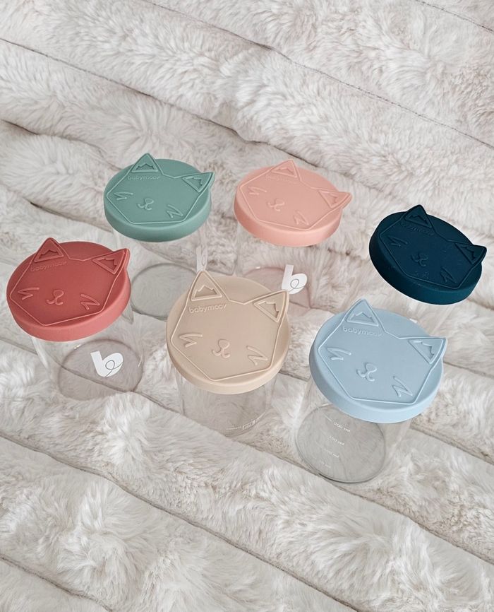 Lot de 6 pots en verre Babymoov chat 🐱 - photo numéro 2