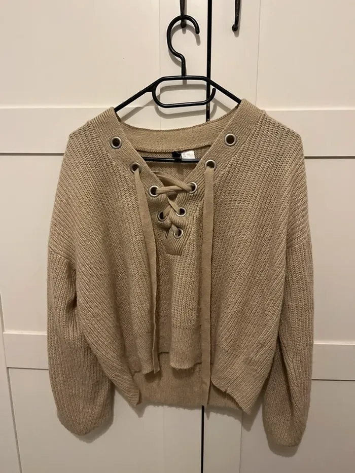 Pull beige pour le printemps - photo numéro 4