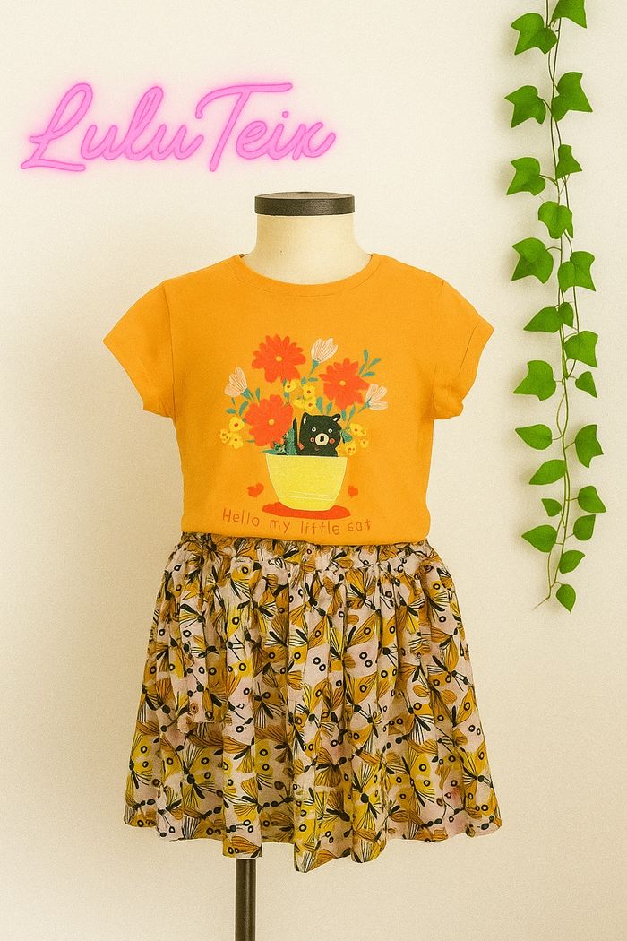 Tenue orange - 6 ans - photo numéro 2