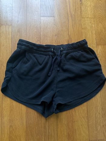 Short tissu noir H&M