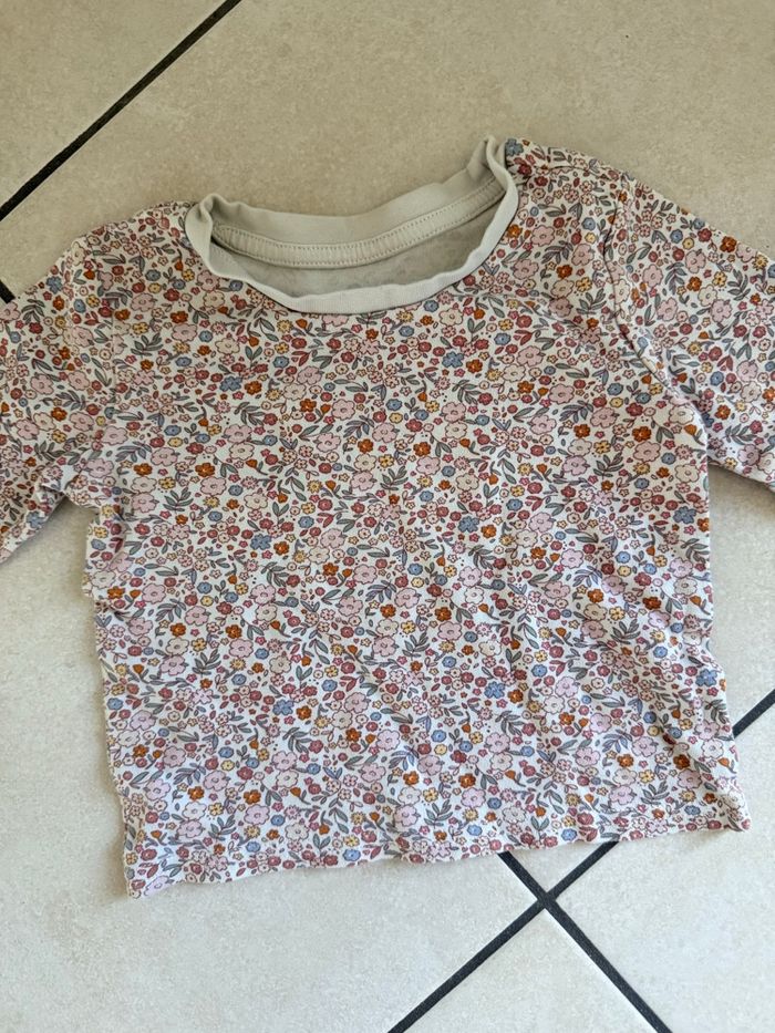 Pyjama fleuri petite fille - photo numéro 3