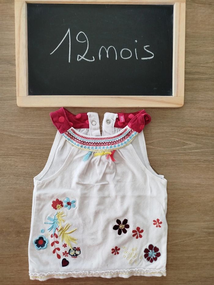Débardeur été fille taille 12mois