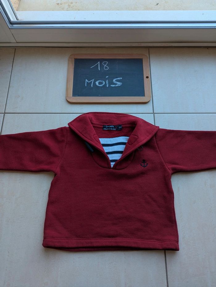 Sweat marin Terre de Marin 18 mois mixte