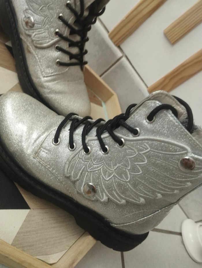 Bottines argentées lelli Kelly 31 - photo numéro 2