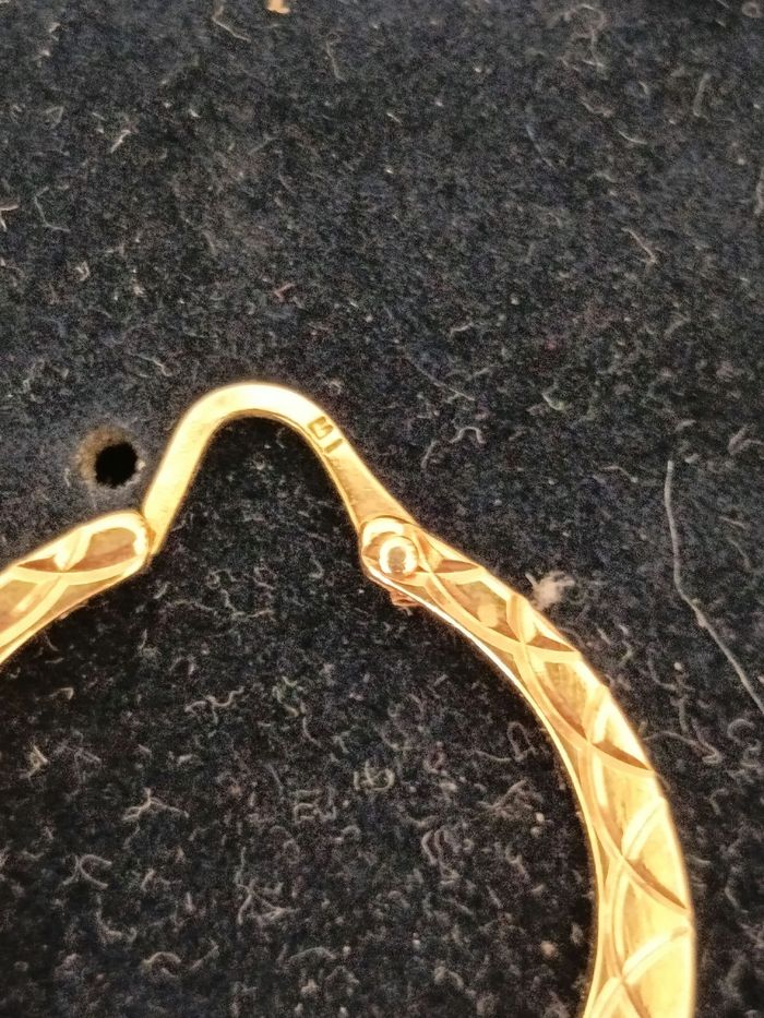 Créoles plaqué or . - photo numéro 8