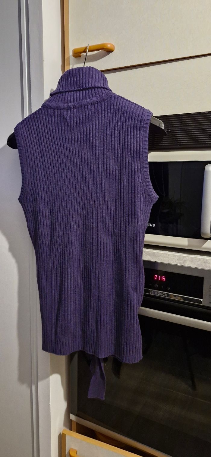 Vend tunique violette ss manches taille 2 et 3 - photo numéro 2