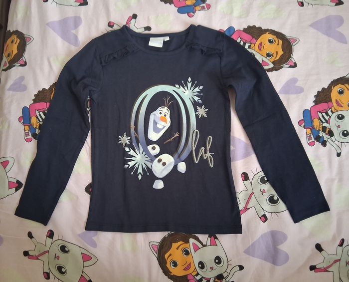 T-shirt manches longues Olaf taille 6 ans