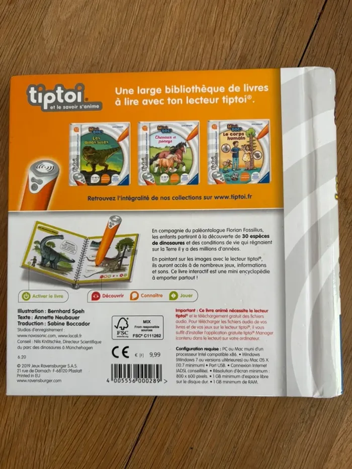 Livre Tiptoi Les dinosaures - photo numéro 2