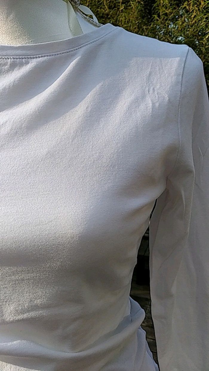 T shirt blanc neuf taille m - photo numéro 2