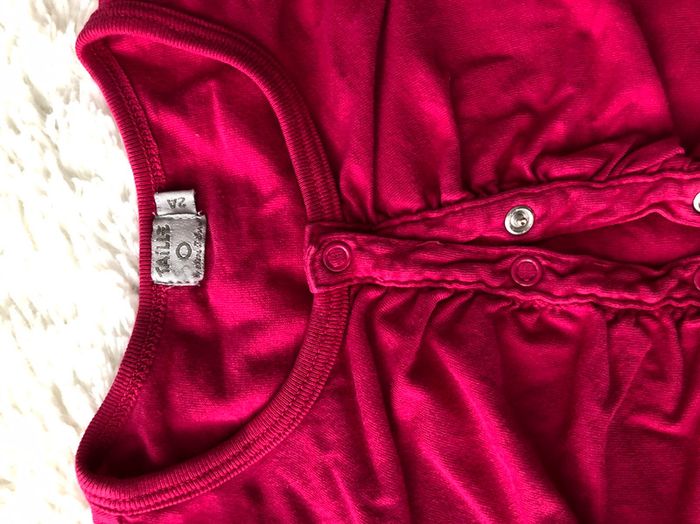 Gilet en maille tee-shirt rose - photo numéro 3