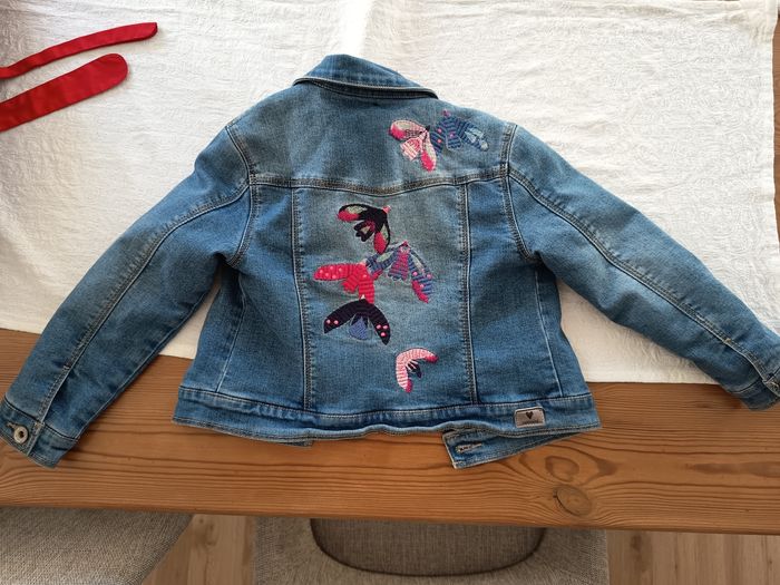 Veste en jean doublée Catimini 4 ans - photo numéro 2
