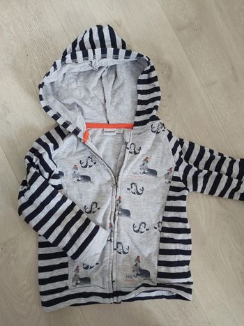 🦋 Veste rayée neuve 12-18 mois