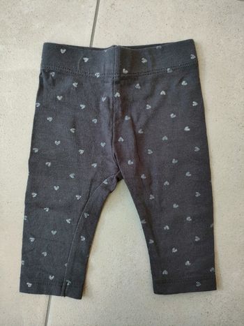 Legging à coeurs - Taille 3 mois