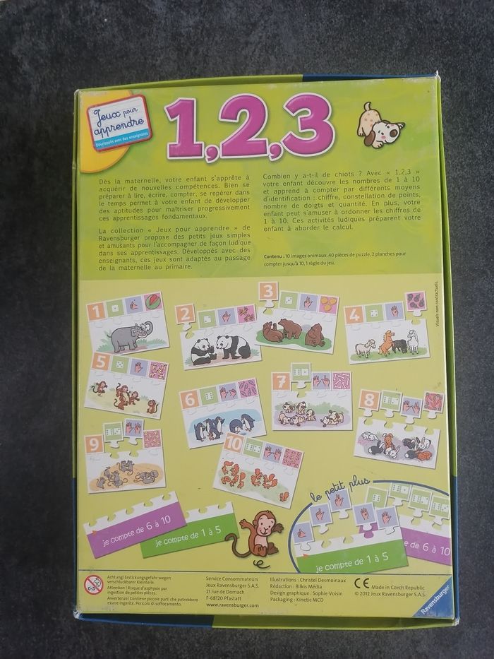 Puzzle, apprendre à compter. - photo numéro 3