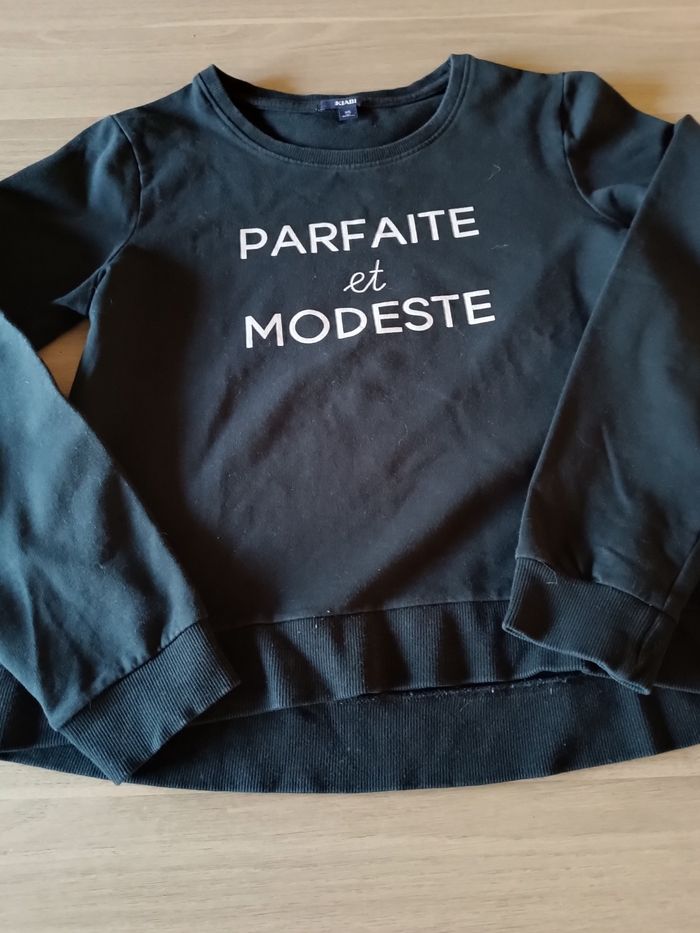 Sweat longues manches imprimé XS