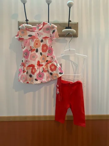 Ensemble tunique pantalon bandeau