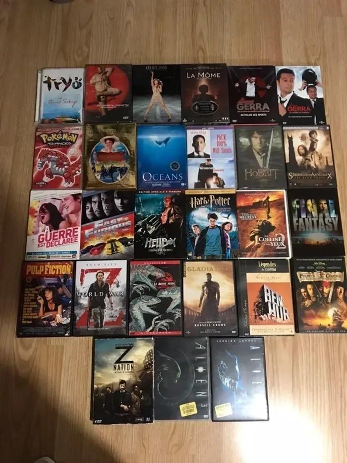 27 films Dvd en très bon état, action, anime, fantastique, horreur, musique