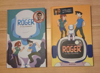 Lots de 2 BD Roger et ses Humains Tome 1 et 2