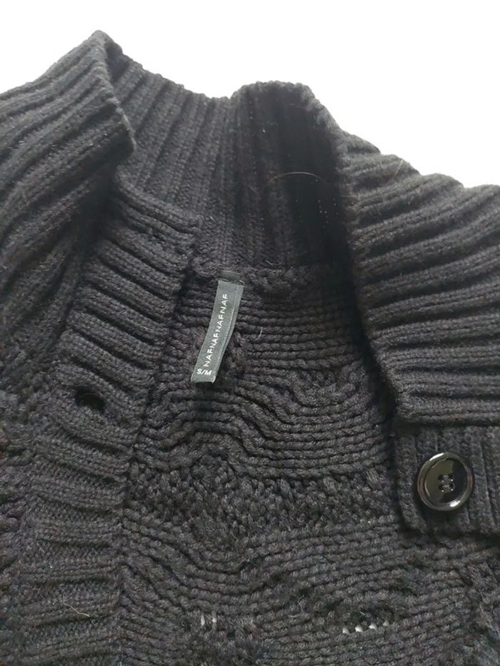 Poncho naf naf noir taille M - photo numéro 2