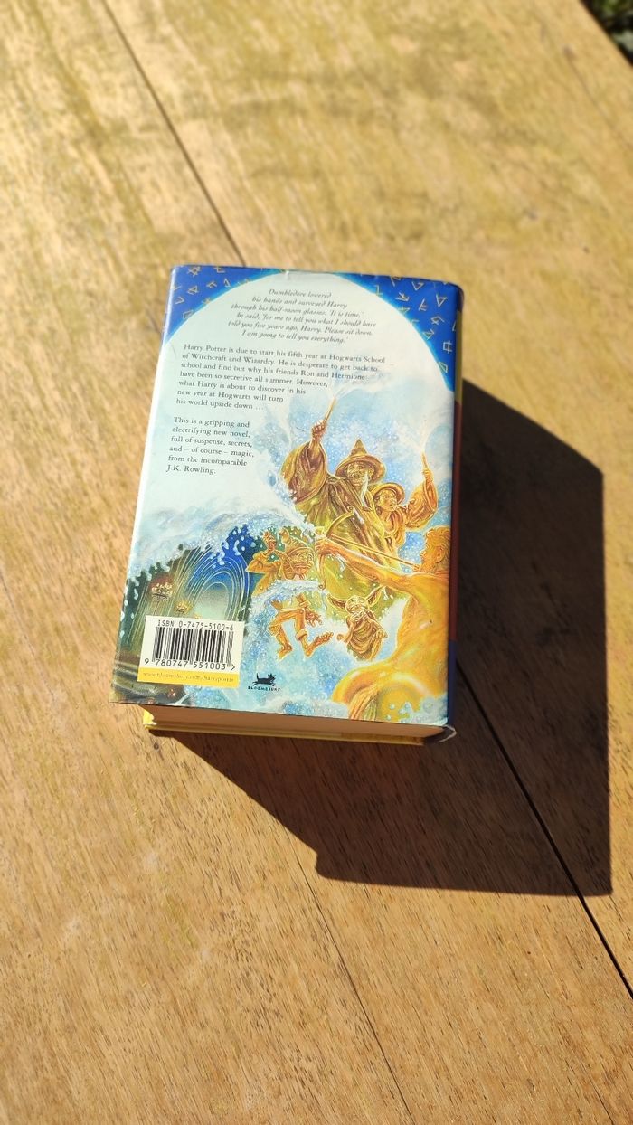 Livre Harry Potter et l'ordre du Phénix anglais - photo numéro 6