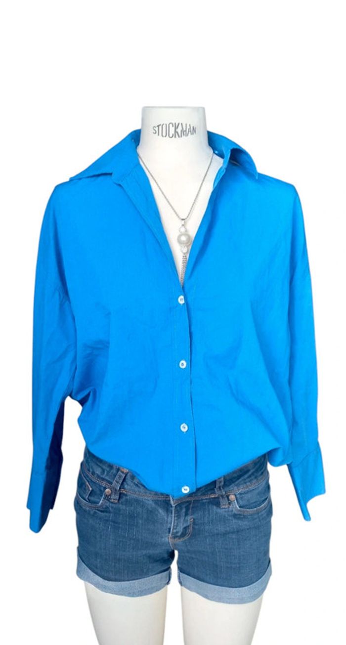 Chemise bleu Zara - photo numéro 2