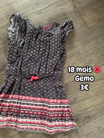 Robe 🌺 18 mois 🌺 Gemo