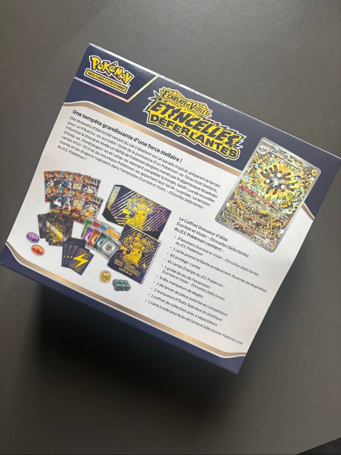 ETB Pokémon Étincelles Déferlantes NEUF - photo numéro 2