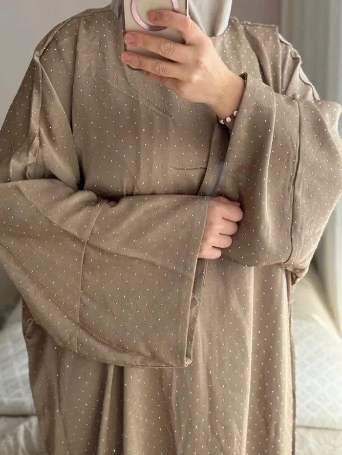 Abaya taupe - photo numéro 4