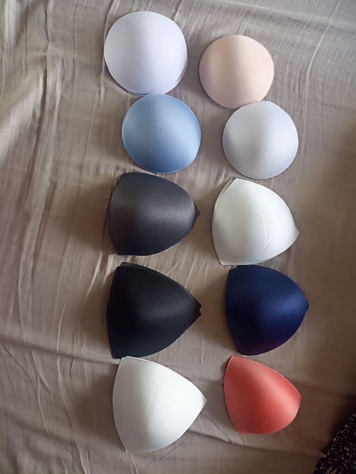 Lot de 10 coussinets pour soutien gorge
