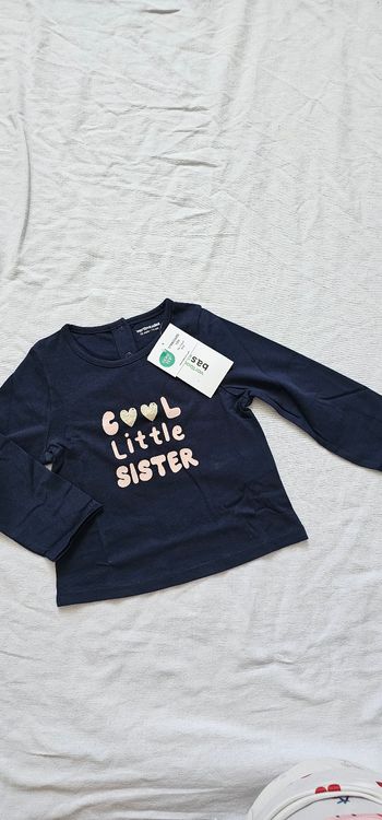 T-shirt manches longues fille de marque Vertbaude