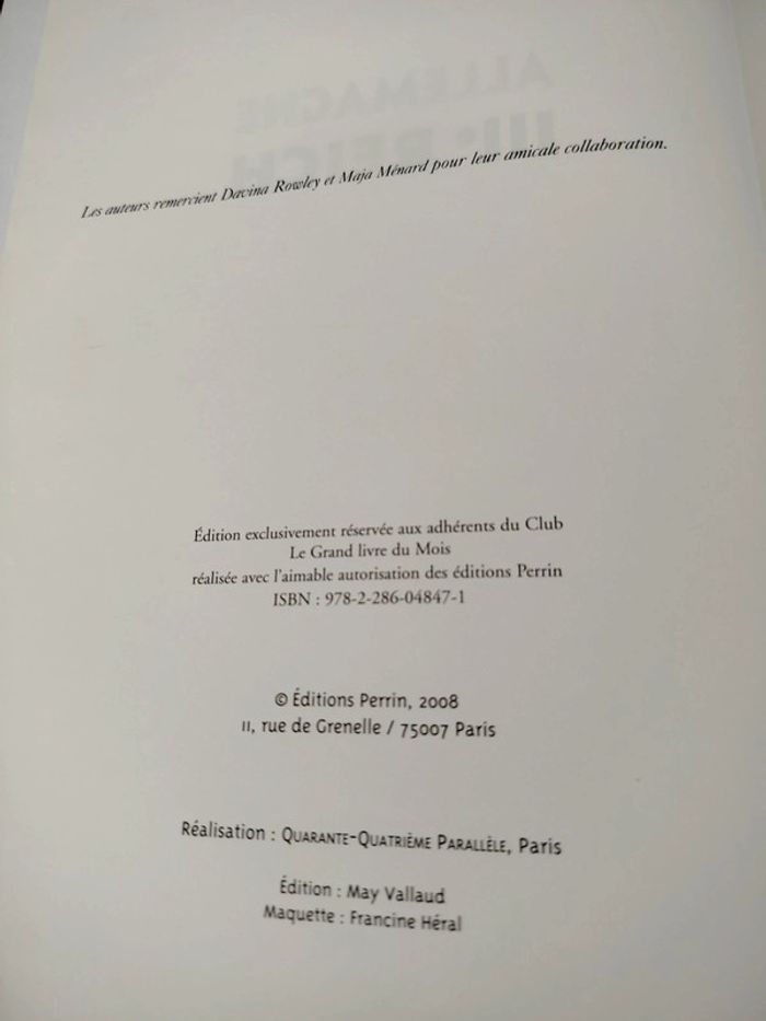 Livre Allemagne IIIe Reich - photo numéro 4