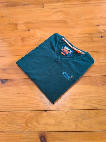 Polo/T-shirt Superdry - Col V - Noir - Taille M