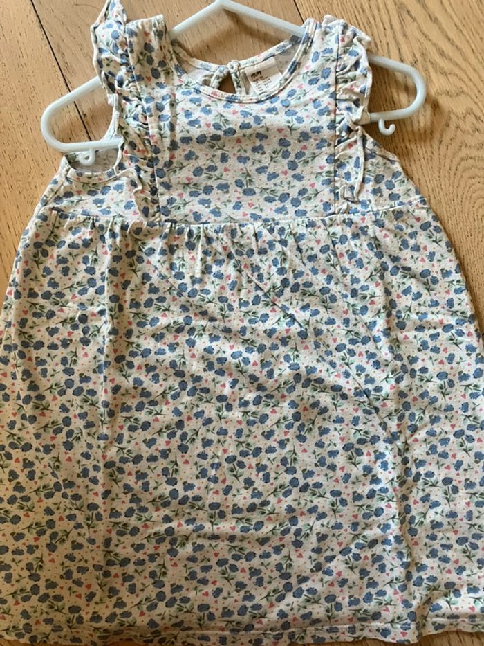 Lot de deux robes été sans manche légères 2-3 ans H&M - photo numéro 4