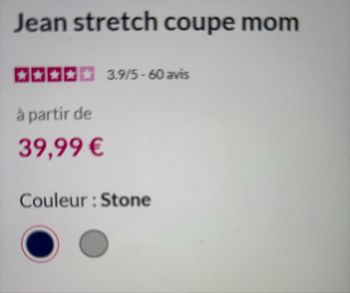 Jean coupe mom