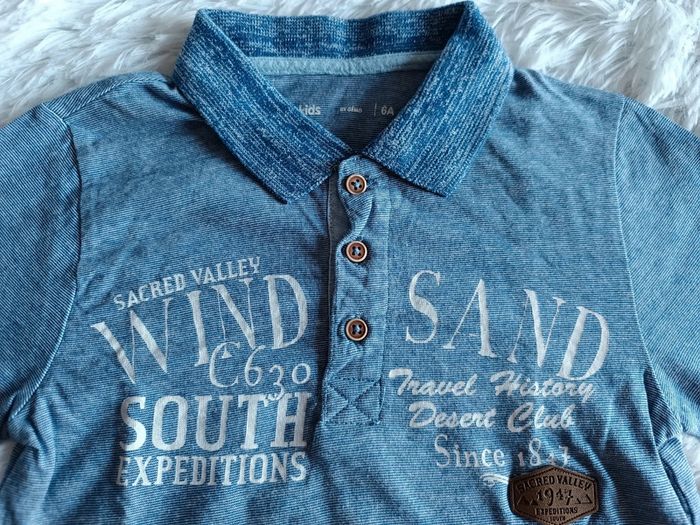 Polo manches courtes "wind sand" T. 6 ans Kids by Gemo - photo numéro 3