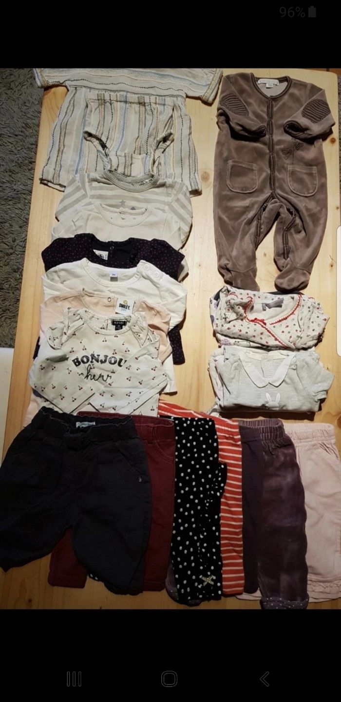 Lot vêtements 3 mois