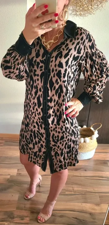 Robe Chemise Léopard 🐆 - Neuve avec étiquette - Plusieurs tailles disponibles